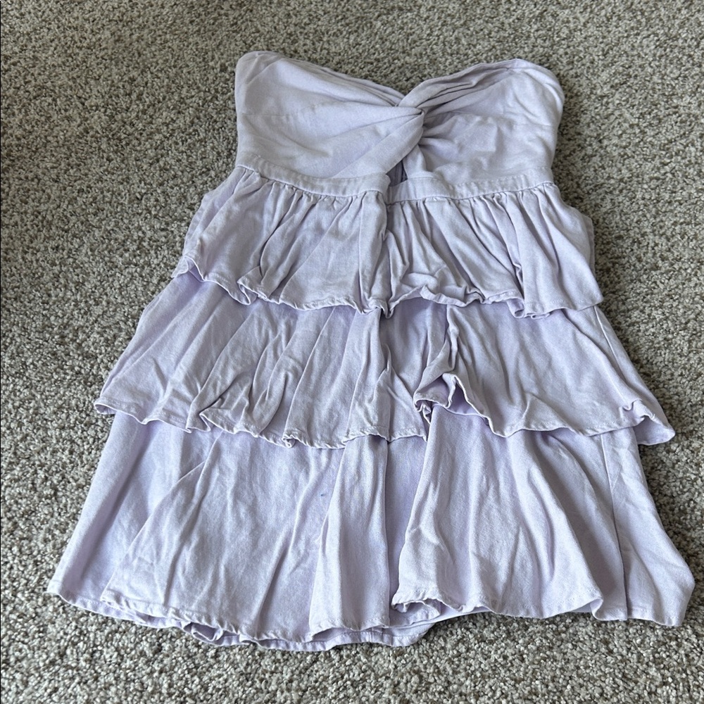 Altar'd State Strapless Lavender Dress